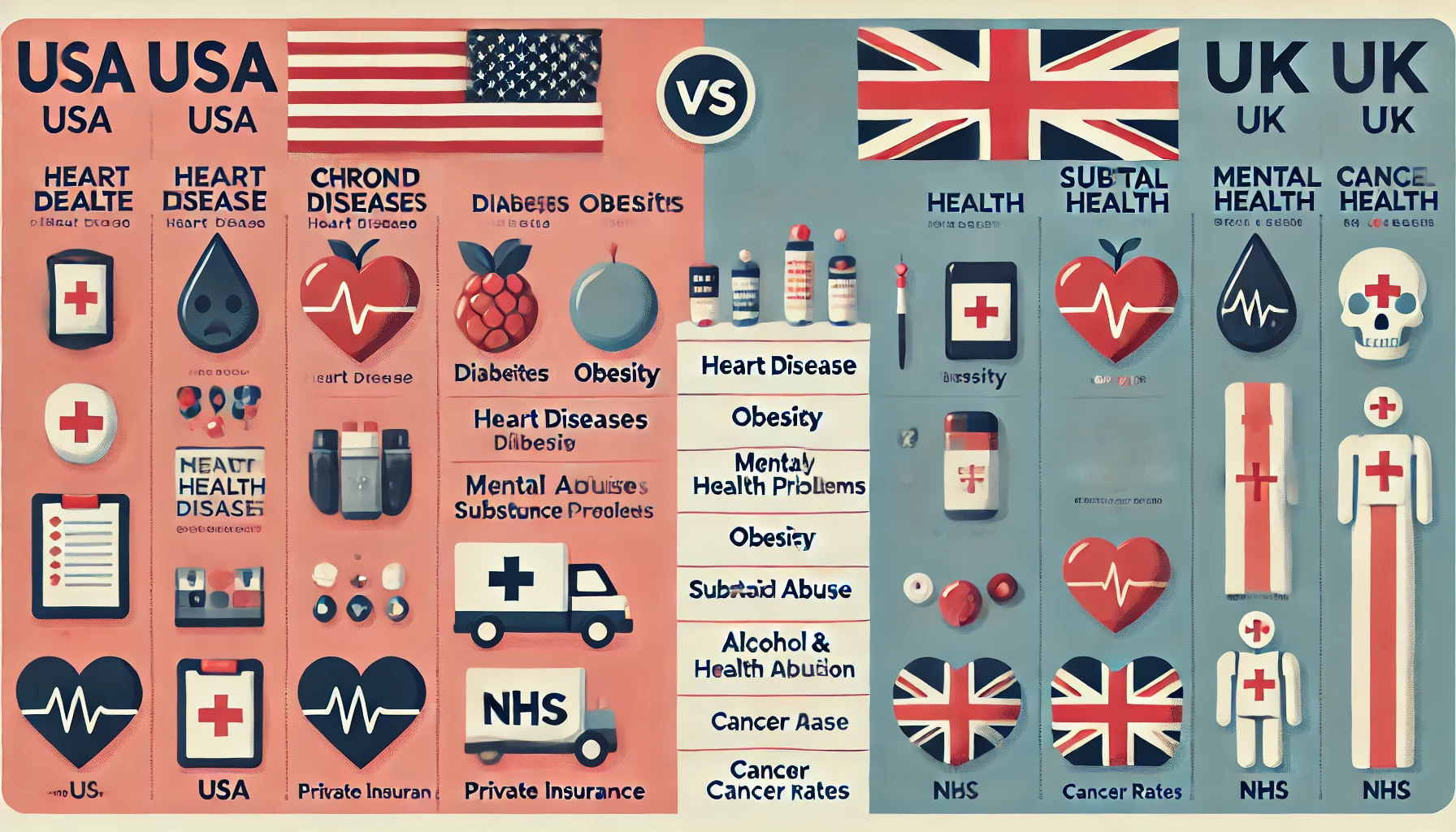 Health Issues in the USA and UK