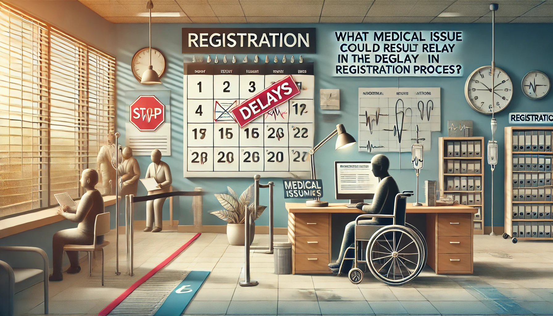 What Medical Issue Could Result in a Delay in the Registration Process?